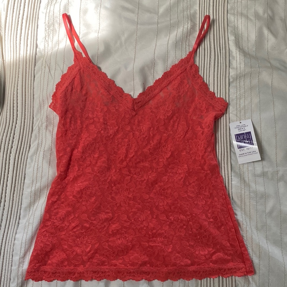 NWT Hanky Panky Signature Lace V-neck Cami